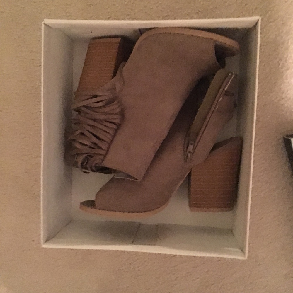 Peep Toe Booties